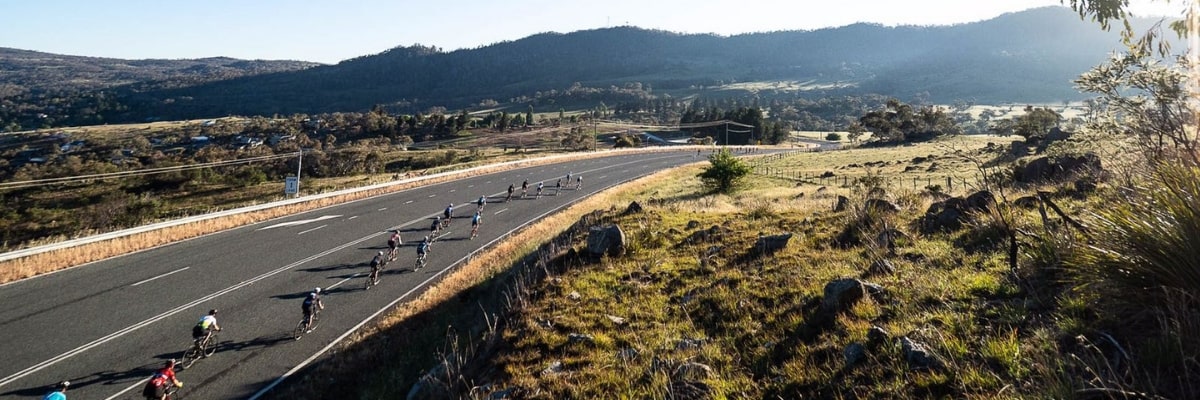 riders at the LÉtape Australia