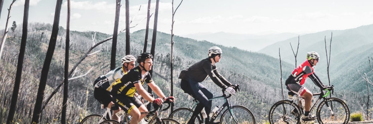 riders at Peaks Challenge – Falls Creek