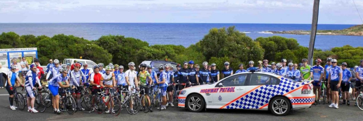 riders from the Tour de Gracetown