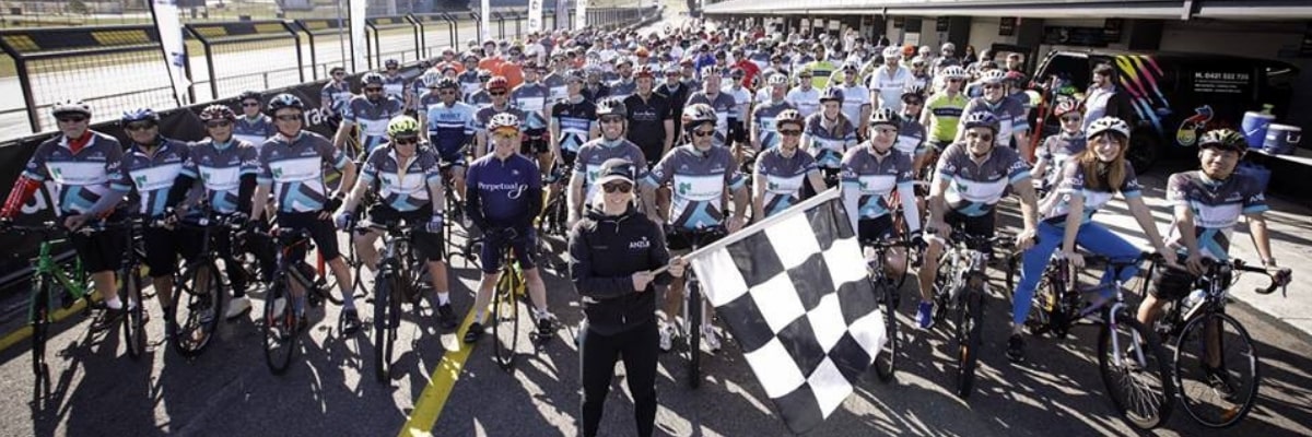 riders at the Below the Belt Pedalthon Sydney
