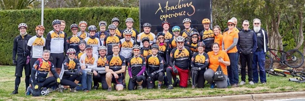riders from the Canberra to Dubbo Zoo2Zoo