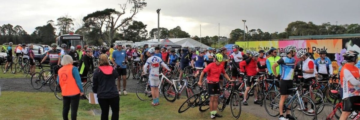riders from the Central Coast Century Challenge Cycle ride