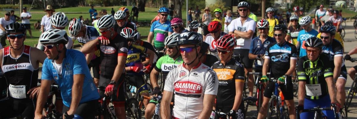 riders from the Cohuna Bridge to Bridge