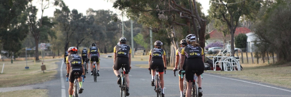 riders at the Go for Broke Bike Ride