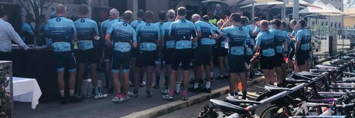 riders from the The Fathering Project Corporate Ride