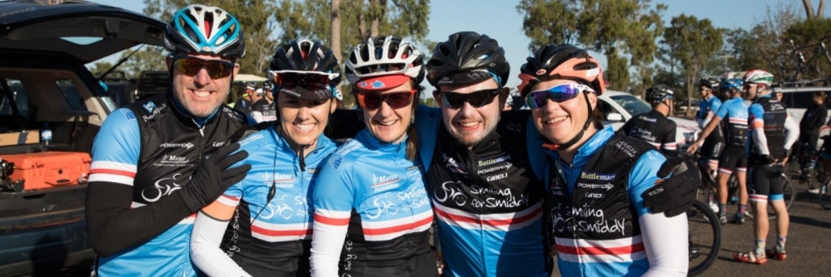 riders from the Townsville to Brisbane Smiddy Challenge