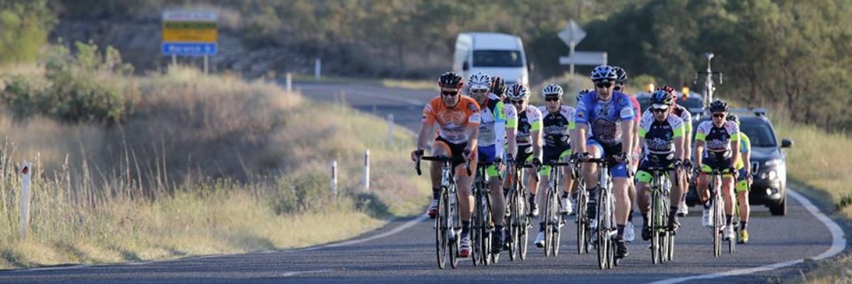 riders from the 1200 kms for Kids