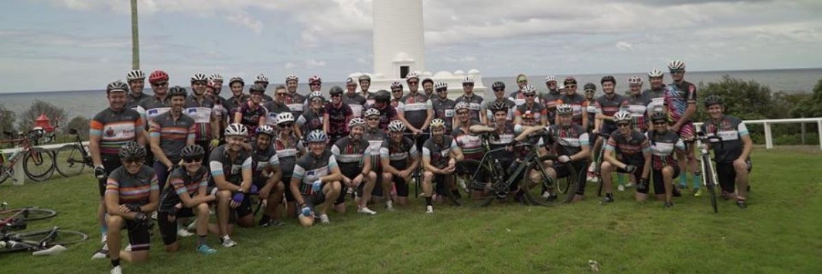 riders from Bike Ride for Brain Cancer