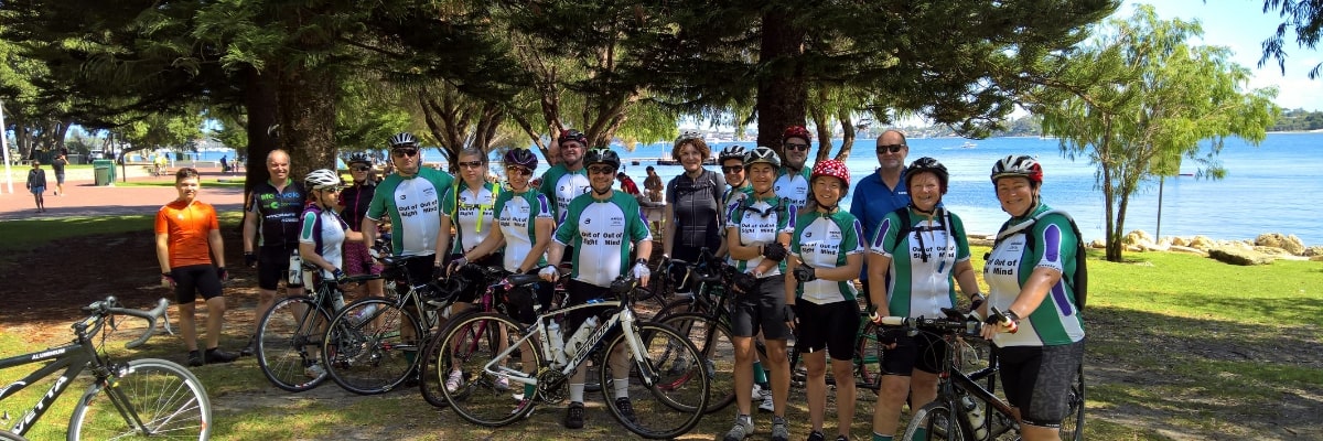 riders from Life Cycle for Canteen On Road