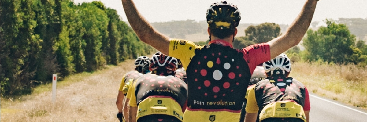 riders from Pain Revolution Rural Outreach Ride