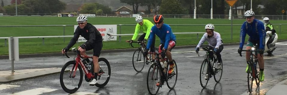 riders from the The Western Tiers Cycle Challenge